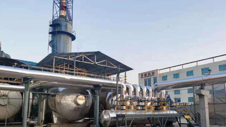 山東齊都藥業(yè)蓄熱器系統(tǒng)項目