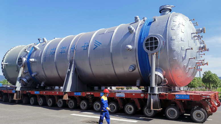 江蘇瑞恒環(huán)氧丙烷項目反應(yīng)器（扭曲管）